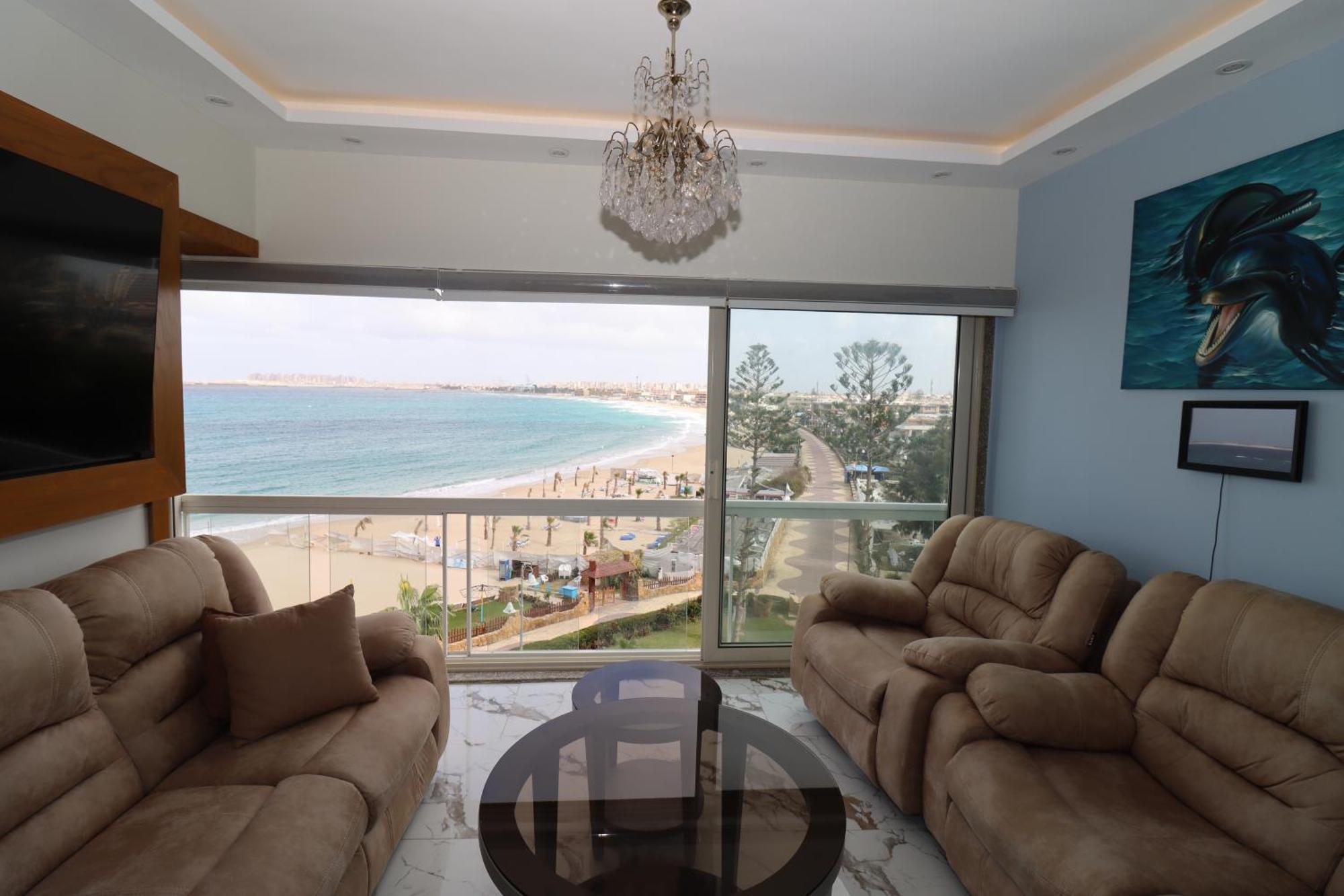 Beach Luxury Mamoura Private Beach İskenderiye Dış mekan fotoğraf