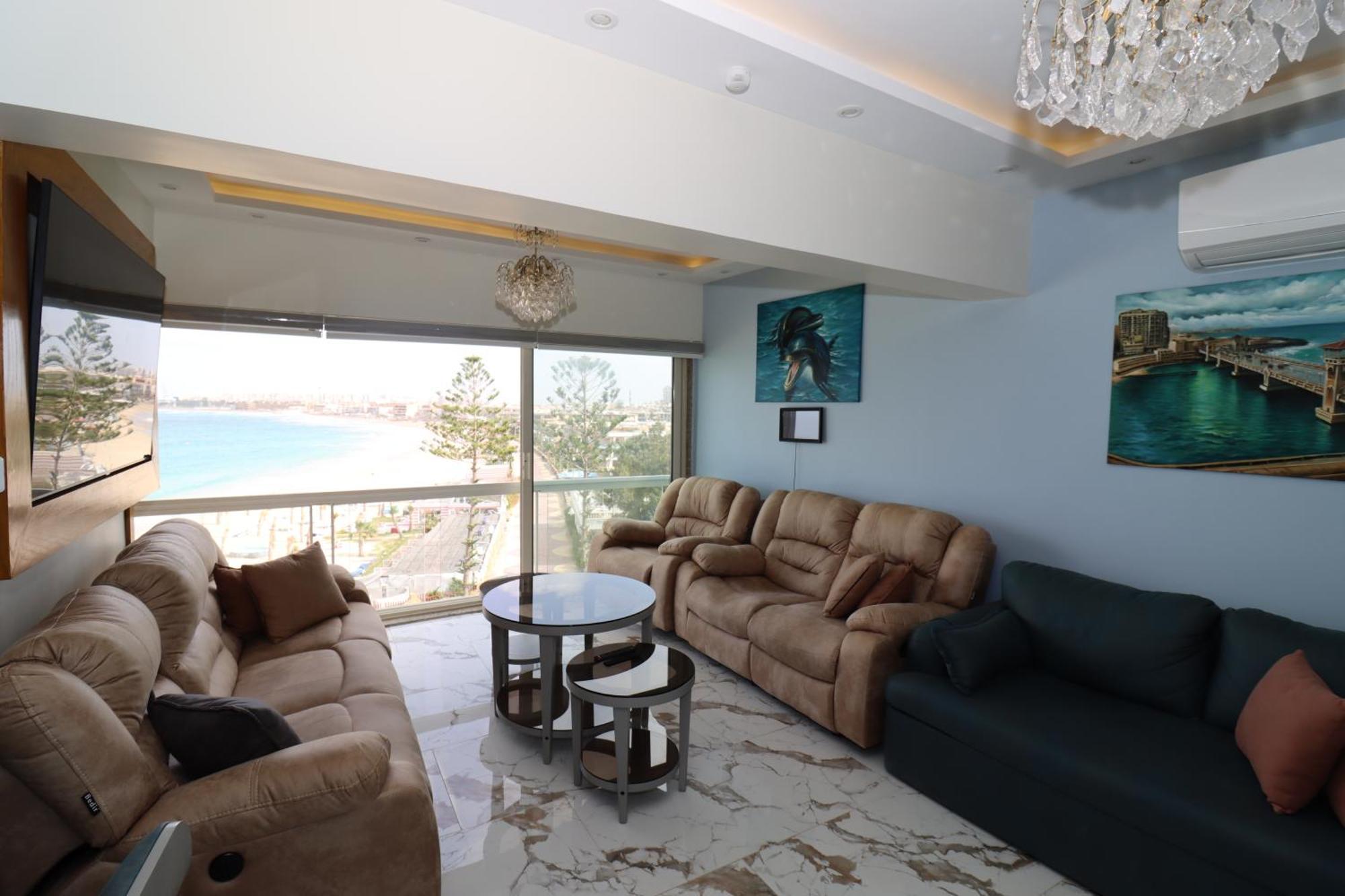 Beach Luxury Mamoura Private Beach İskenderiye Dış mekan fotoğraf