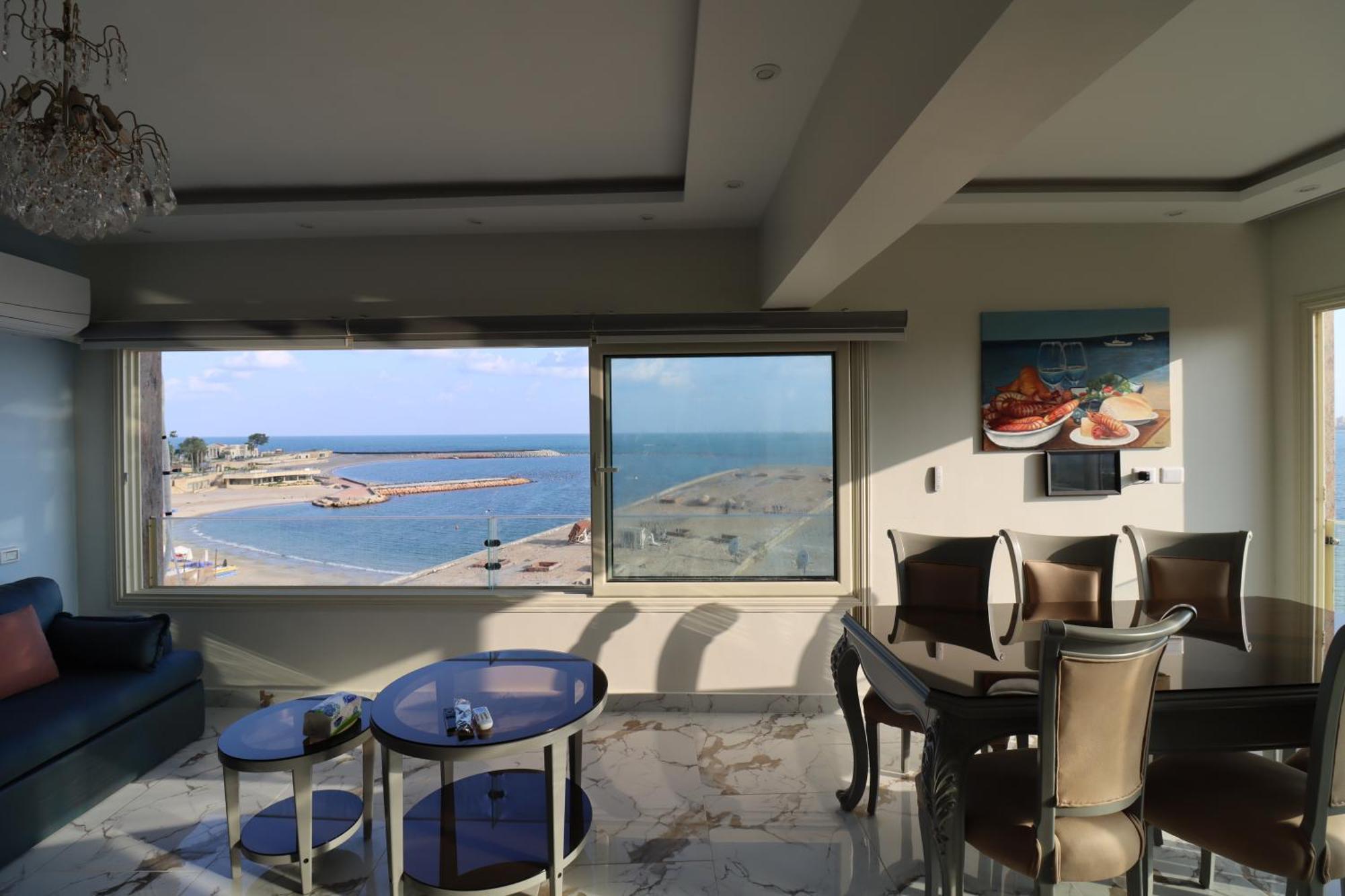 Beach Luxury Mamoura Private Beach İskenderiye Dış mekan fotoğraf
